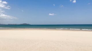 Haitang Bay Sanya Hainan прогулка по бухте и берегу ЮжноКитайского моря глазами туриста
