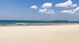 Haitang Bay Sanya Hainan прогулка по бухте и берегу ЮжноКитайского моря глазами туриста