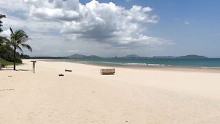 Haitang Bay Sanya Hainan прогулка по бухте и берегу ЮжноКитайского моря глазами туриста