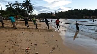 Unawatuna Sri Lanka: морская рыбалка в Унаватуне с берега и лодки