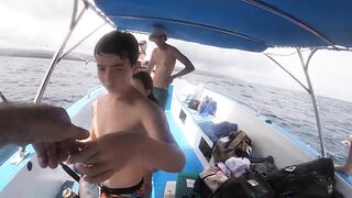 Las Terrenas семейный день у CocoKiteFishingWaterSport и первая ловля рыбы с детьми
