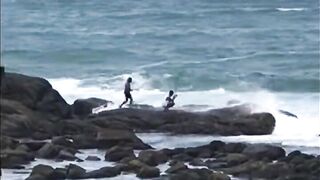 Unawatuna Sri Lanka жизнь у океана прогулки по пляжу и вечерняя береговая рыбалка