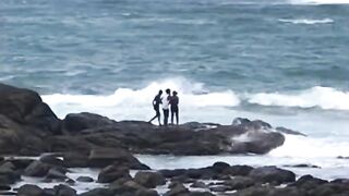 Unawatuna Sri Lanka жизнь у океана прогулки по пляжу и вечерняя береговая рыбалка