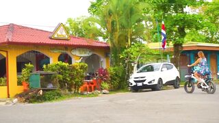 Puerto Jiménez велосипедная прогулка с Silvie и вопрос где вокруг искать места для ловли рыбы