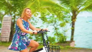 Puerto Jiménez велосипедная прогулка с Silvie и вопрос где вокруг искать места для ловли рыбы