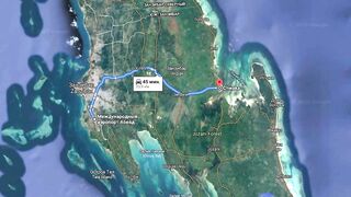 Пляжи Занзибара Chwaka худший пляж для купания отливы регион и парк Jozani обзор местности