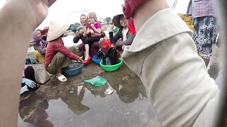 Fishing village Phan Thiet вьетнамская рыбацкая деревня жизнь у моря и работающих лодок в порту