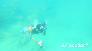 Spearfishing Las Terrenas, подводная охота в Самана Доминикана и встреча с крупной океанской рыбой
