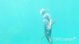 Spearfishing Las Terrenas, подводная охота в Самана Доминикана и встреча с крупной океанской рыбой