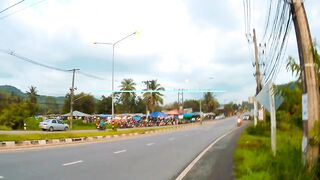 Тайский рынок Krabi Klong Muang ассортимент продуктов цены на улице и местные уличные вкусы