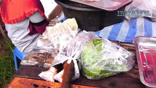 Тайский рынок Krabi Klong Muang ассортимент продуктов цены на улице и местные уличные вкусы