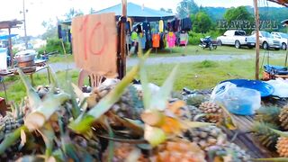 Тайский рынок Krabi Klong Muang ассортимент продуктов цены на улице и местные уличные вкусы