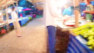 Тайский рынок Krabi Klong Muang ассортимент продуктов цены на улице и местные уличные вкусы