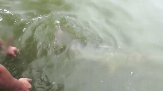 Yellow Cheek fishing, озеро Pearl Lake Shanghai выезд с Gong Lei и тест местных снастей