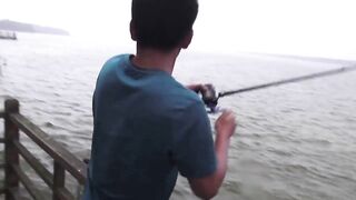 Yellow Cheek fishing, озеро Pearl Lake Shanghai выезд с Gong Lei и тест местных снастей