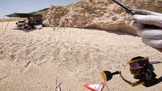 Shore jigging Marsa Alam береговая джиговая ловля в Красном море на свалах и рифах Египта