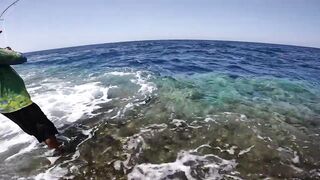 Shore jigging Marsa Alam береговая джиговая ловля в Красном море на свалах и рифах Египта