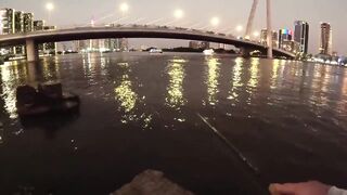 Saigon street fishing городские каналы Хошимина ловля с берега и прогулка по улицам