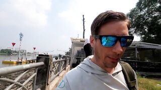 Saigon street fishing городские каналы Хошимина ловля с берега и прогулка по улицам