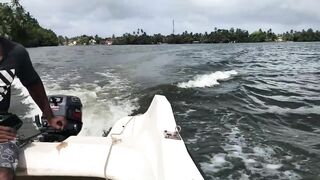 Bentota River Sri Lanka - guided fishing tour красный снэппер барракуда и увлекательная ловля на реке