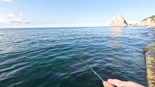 Крым Симеиз морская рыбалка в тени гор Кошка и Ай-Петри отличный летний отдых у Чёрного моря