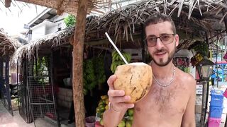 Пробую рыбалку в Unawatuna Sri Lanka первые забросы с берега и знакомство с местными гидами