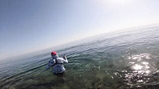 Marsa Alam Egypt морская рыбалка в Красном море монстр GT 20+ кг на береговой shore jigging