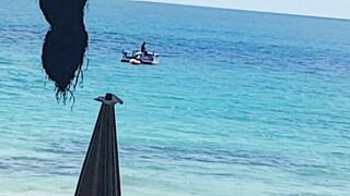 Морская рыбалка на Koh Samet Таиланд ловля с сеткой и подсачеком прямо у камней и волнореза