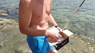 Морская рыбалка на пляже Bang Tao Таиланд вторая часть с тестом снастей и приманок