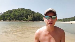 Морская рыбалка на пляже Bang Tao Таиланд вторая часть с тестом снастей и приманок