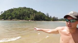 Морская рыбалка на пляже Bang Tao Таиланд вторая часть с тестом снастей и приманок