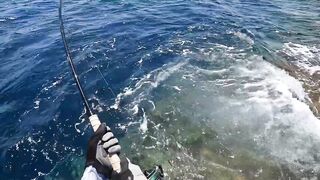 Рыба моей жизни - 40 кг GT береговой джиг и самая эмоциональная рыбалка на тропическом прибое