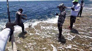 Рыба моей жизни - 40 кг GT береговой джиг и самая эмоциональная рыбалка на тропическом прибое