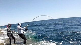 Рыба моей жизни - 40 кг GT береговой джиг и самая эмоциональная рыбалка на тропическом прибое