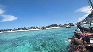 Атолл Mnemba Zanzibar дельфины кораллы красочные рыбки и лучший снорклинг у рифа