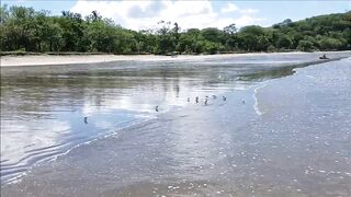 Costa Rica Playa del Coco семейный пляжный отдых вечером можно выйти на рыбалку с пирса