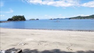 Costa Rica Playa del Coco семейный пляжный отдых вечером можно выйти на рыбалку с пирса