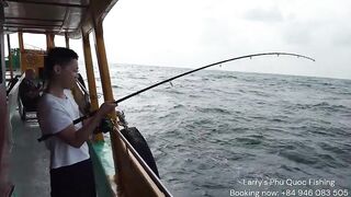 Морская рыбалка на Phu Quoc Vietnam тур Larrys Phu Quoc Fishing за крупной океанской рыбой