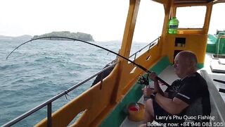 Морская рыбалка на Phu Quoc Vietnam тур Larrys Phu Quoc Fishing за крупной океанской рыбой