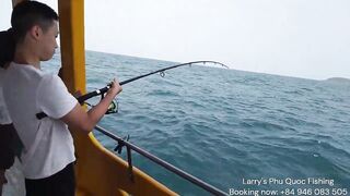 Морская рыбалка на Phu Quoc Vietnam тур Larrys Phu Quoc Fishing за крупной океанской рыбой