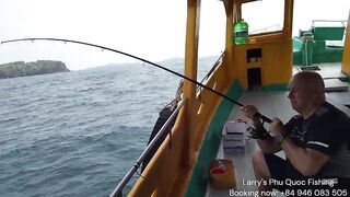 Морская рыбалка на Phu Quoc Vietnam тур Larrys Phu Quoc Fishing за крупной океанской рыбой