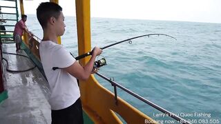 Морская рыбалка на Phu Quoc Vietnam тур Larrys Phu Quoc Fishing за крупной океанской рыбой