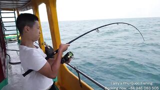 Морская рыбалка на Phu Quoc Vietnam тур Larrys Phu Quoc Fishing за крупной океанской рыбой