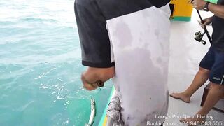 Морская рыбалка на Phu Quoc Vietnam тур Larrys Phu Quoc Fishing за крупной океанской рыбой