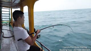 Морская рыбалка на Phu Quoc Vietnam тур Larrys Phu Quoc Fishing за крупной океанской рыбой