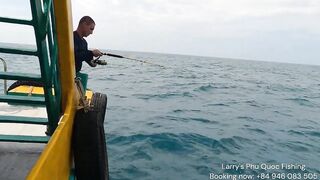 Морская рыбалка на Phu Quoc Vietnam тур Larrys Phu Quoc Fishing за крупной океанской рыбой