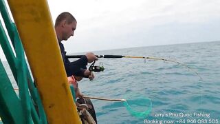Морская рыбалка на Phu Quoc Vietnam тур Larrys Phu Quoc Fishing за крупной океанской рыбой