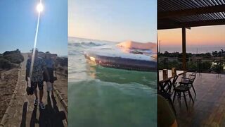 Северный Кипр пляж Алагади черепашки на песке и вопрос есть ли здесь тихая рыбалка с берега