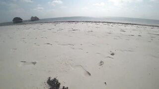 Занзибар Индийский океан на парусной лодке и пляж Michamvi спокойный день у моря