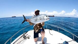 Gulf of Tadjoura Джибути: GT и red bass на топвотер и советы по морской ловле